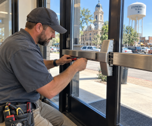 Panic bar repair in Stephenville TX